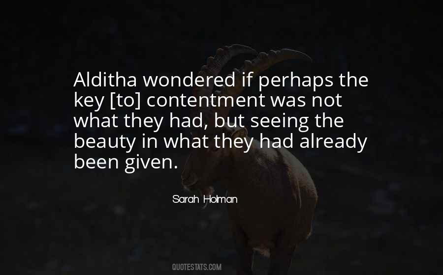 Sarah Holman Quotes #1282703
