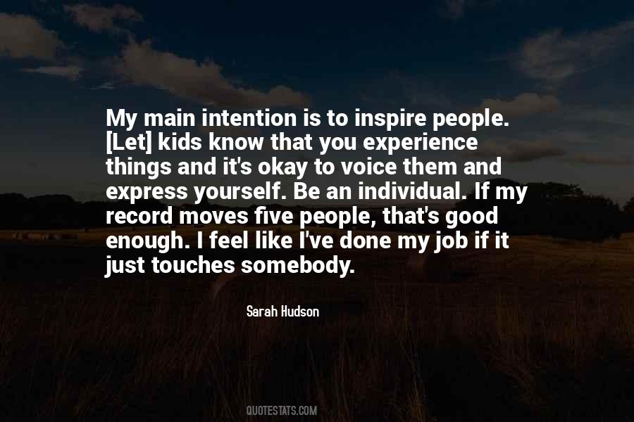 Sarah Hudson Quotes #449151