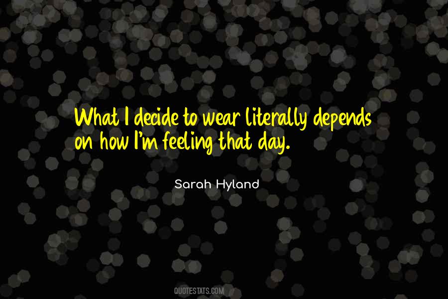 Sarah Hyland Quotes #1065255