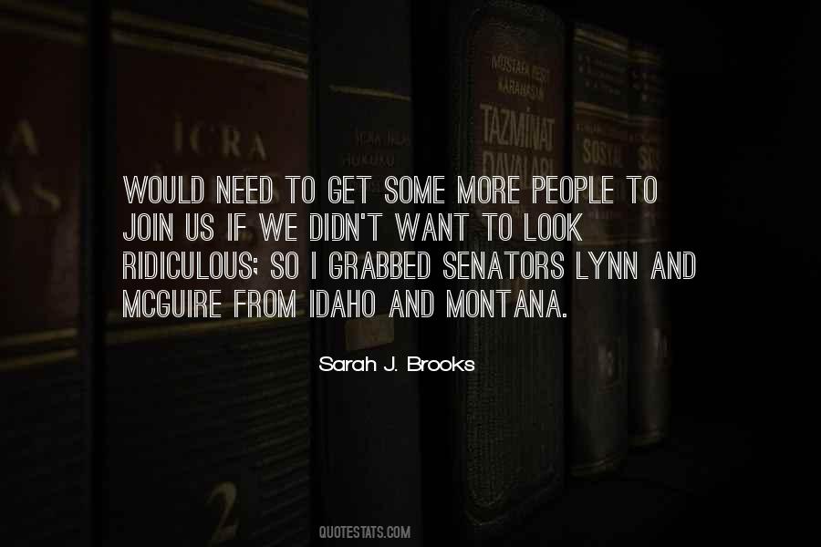 Sarah J. Brooks Quotes #1026783