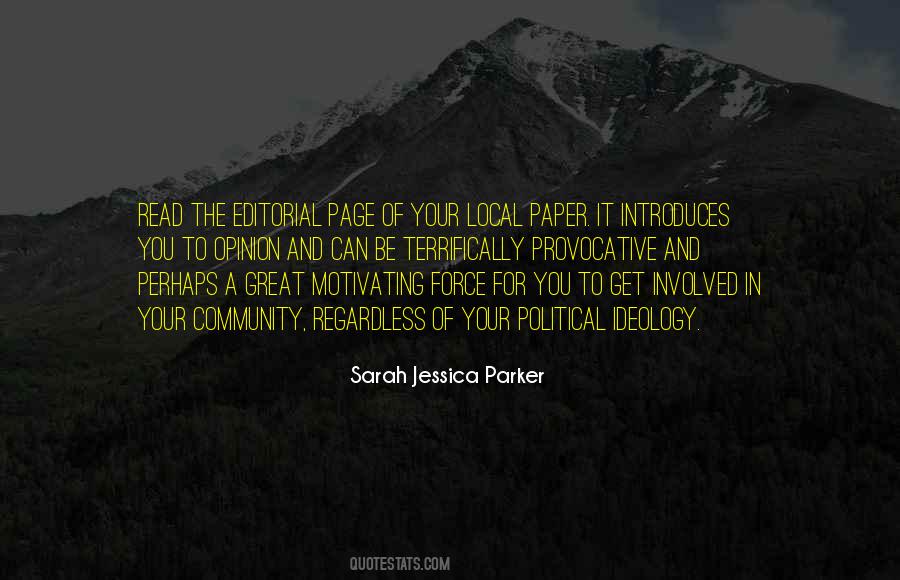 Sarah Jessica Parker Quotes #1731911