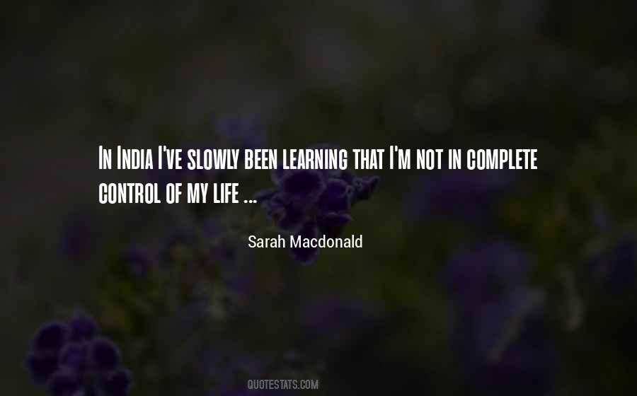 Sarah Macdonald Quotes #1736871