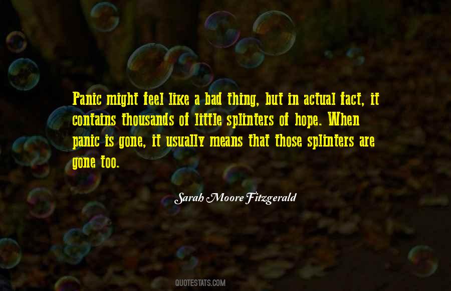 Sarah Moore Fitzgerald Quotes #148430