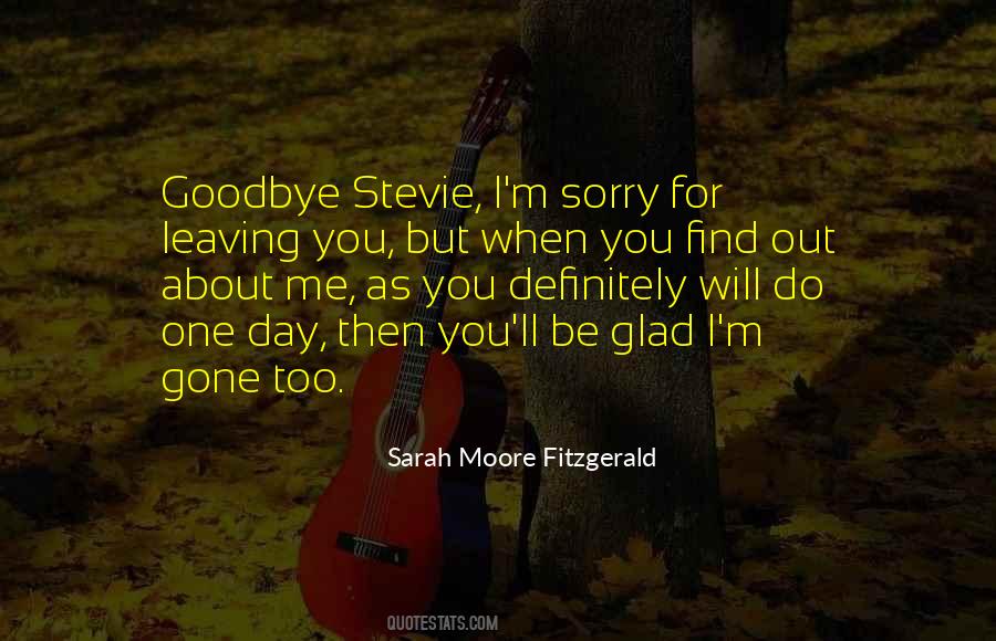 Sarah Moore Fitzgerald Quotes #535524