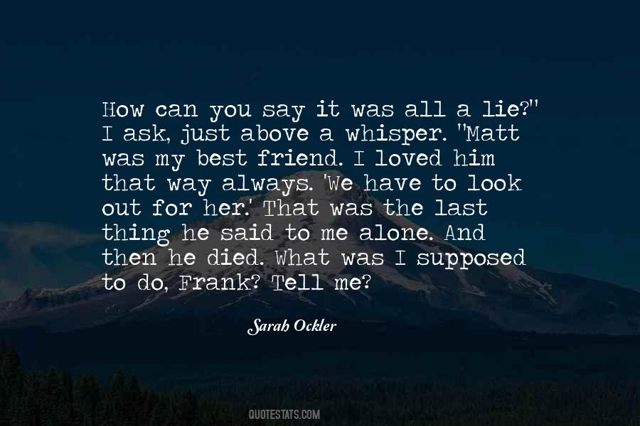 Sarah Ockler Quotes #604073