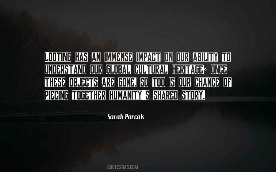 Sarah Parcak Quotes #910671