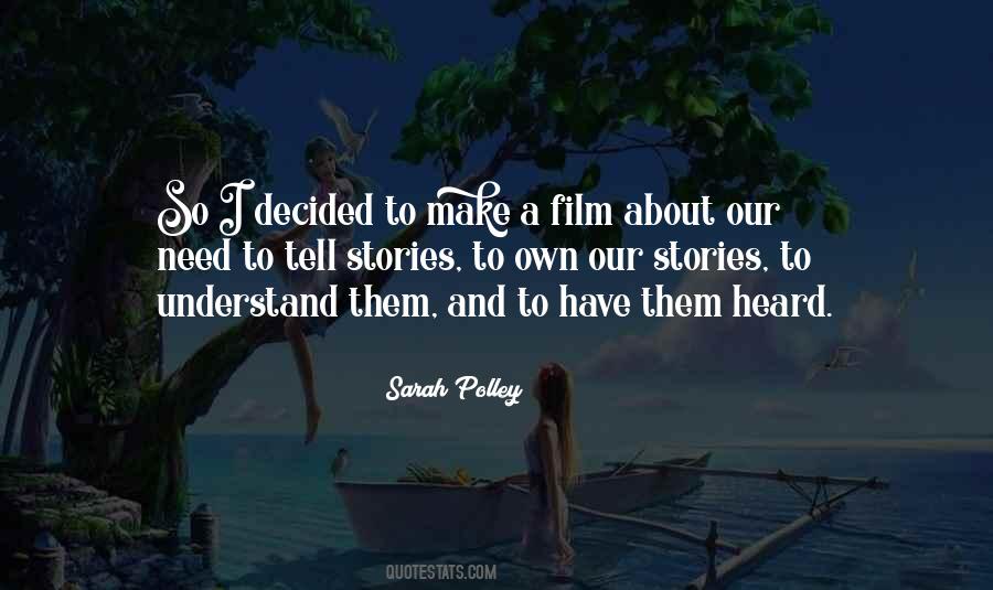 Sarah Polley Quotes #1564452