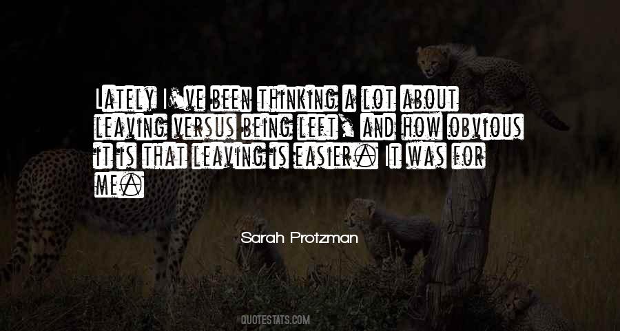 Sarah Protzman Quotes #146459