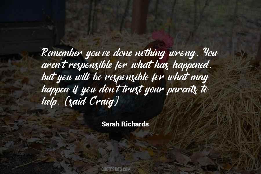 Sarah Richards Quotes #1041291