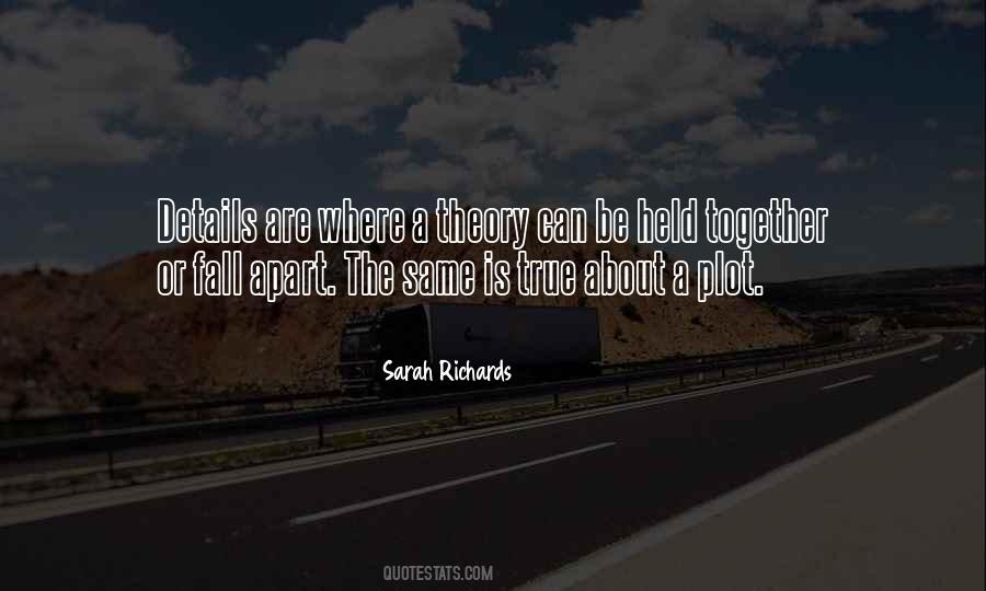 Sarah Richards Quotes #1376373