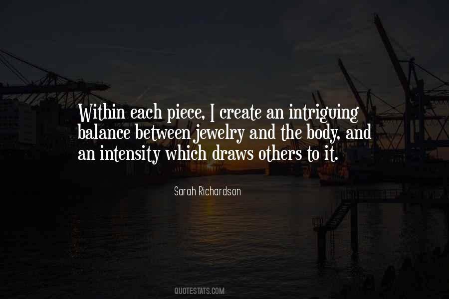 Sarah Richardson Quotes #1877438
