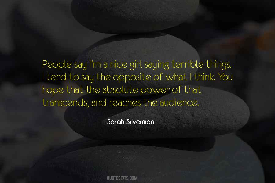 Sarah Silverman Quotes #1550694