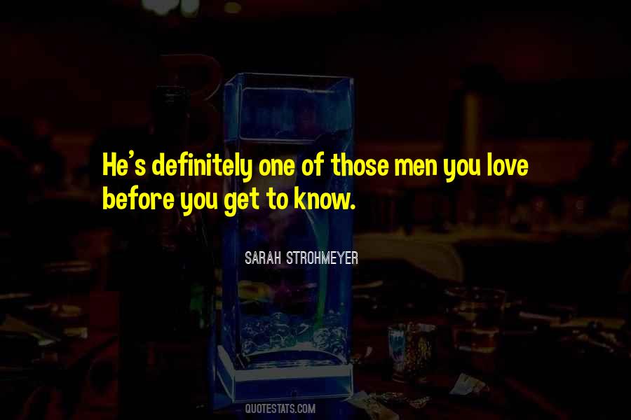 Sarah Strohmeyer Quotes #1147377