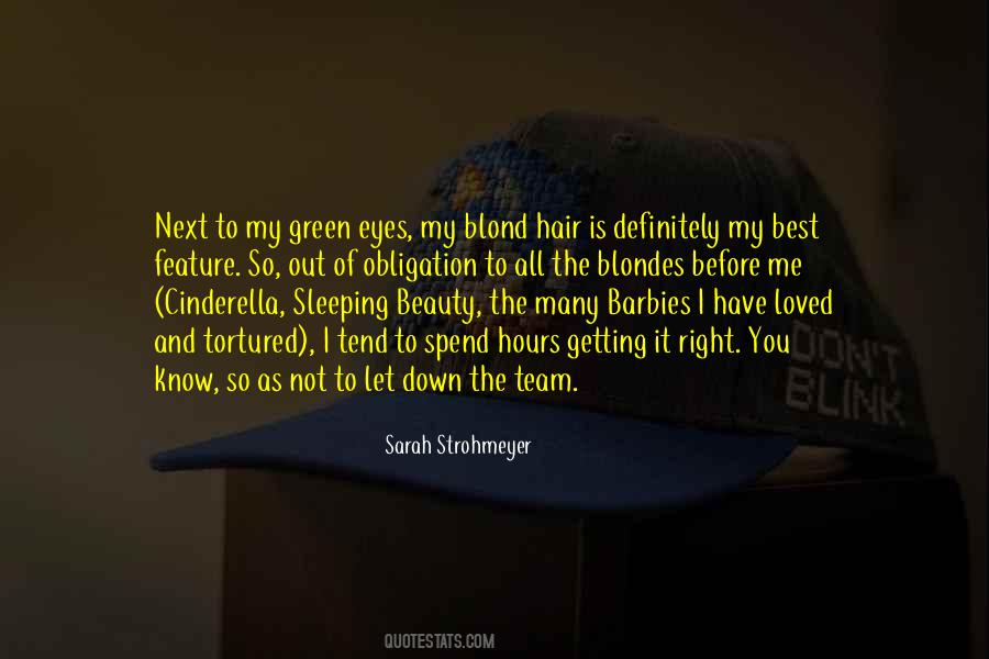 Sarah Strohmeyer Quotes #1284653