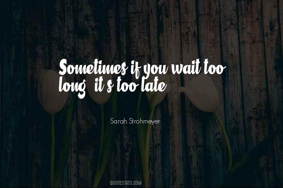 Sarah Strohmeyer Quotes #492474