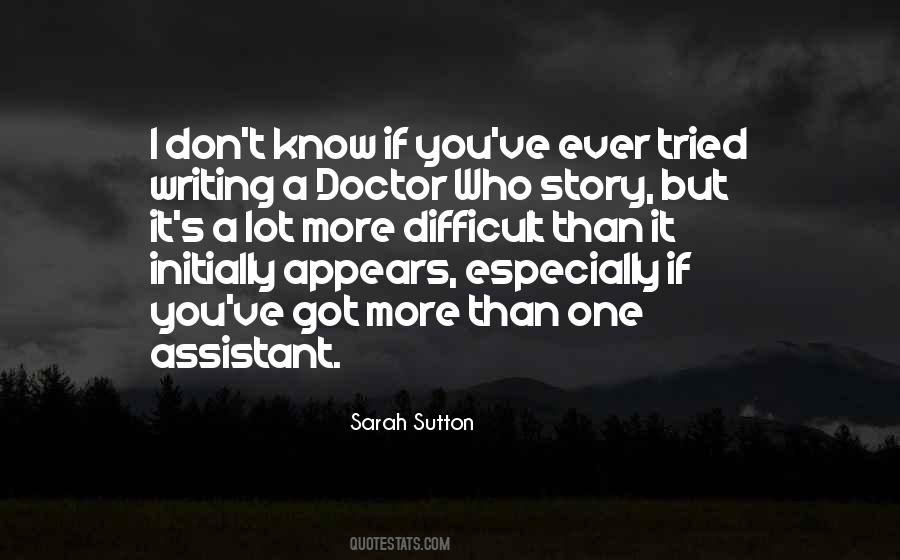 Sarah Sutton Quotes #1507305