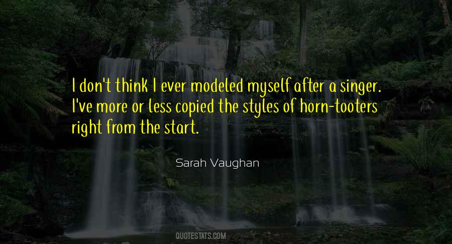 Sarah Vaughan Quotes #10727