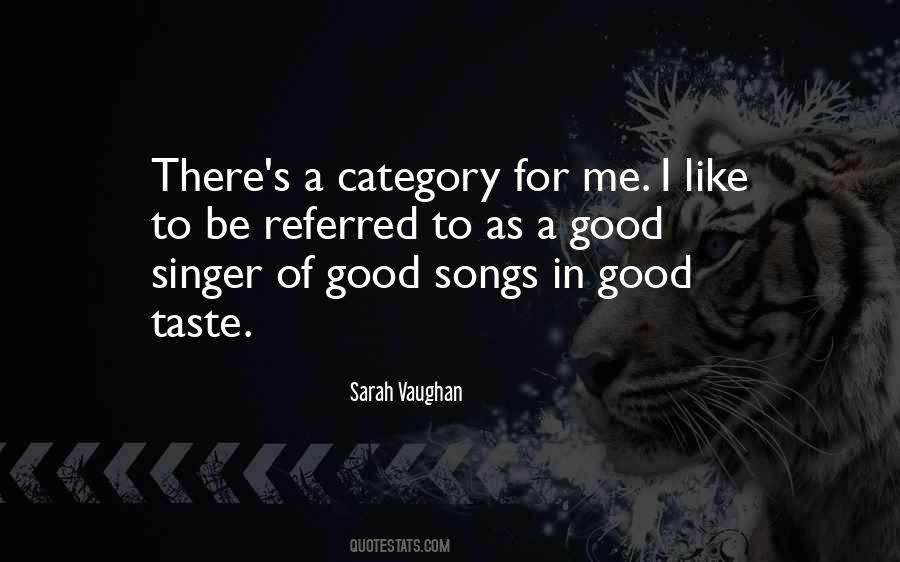 Sarah Vaughan Quotes #1308858