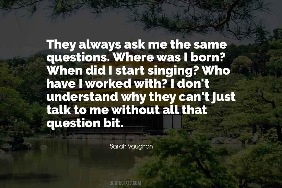 Sarah Vaughan Quotes #823352