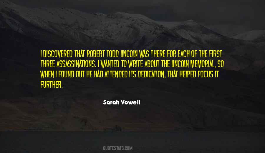 Sarah Vowell Quotes #1403947