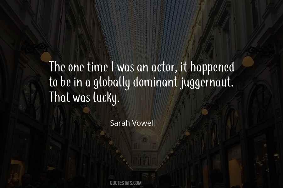 Sarah Vowell Quotes #1478404