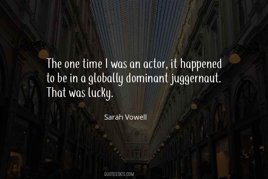 Sarah Vowell Quotes #1478404