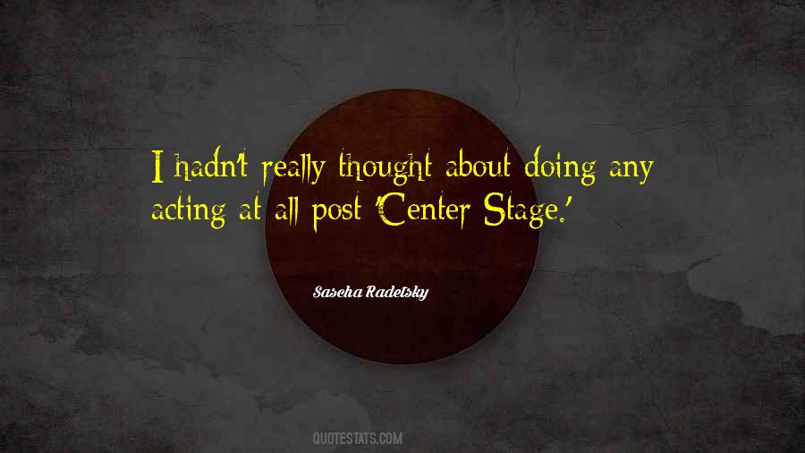 Sascha Radetsky Quotes #398049