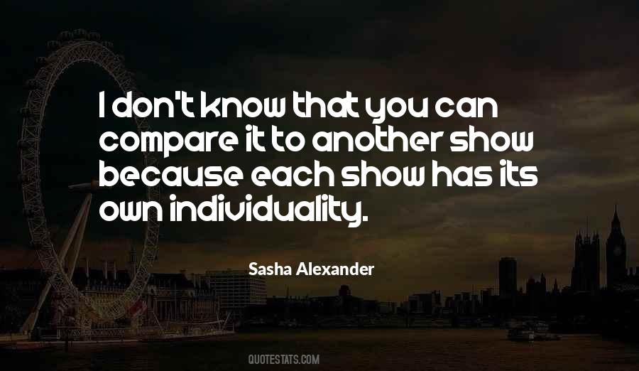 Sasha Alexander Quotes #287295