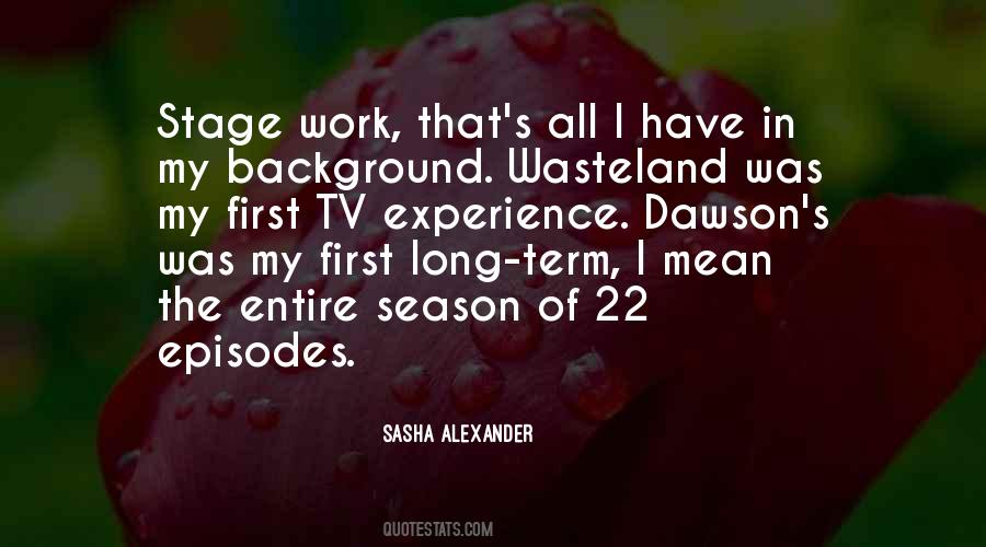 Sasha Alexander Quotes #68263