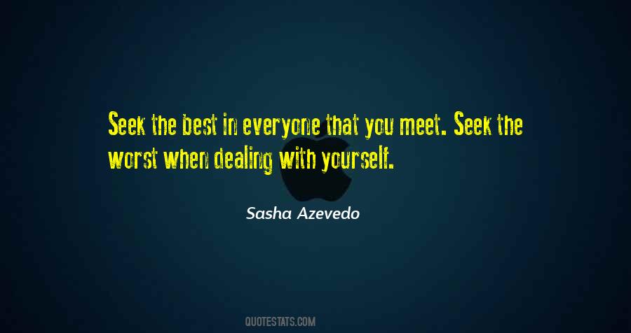 Sasha Azevedo Quotes #255446