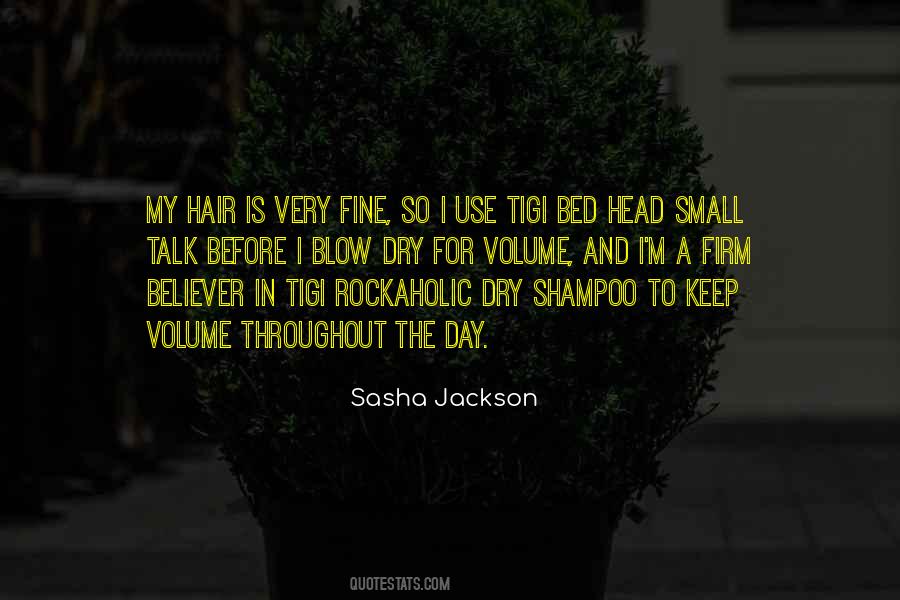 Sasha Jackson Quotes #1112704