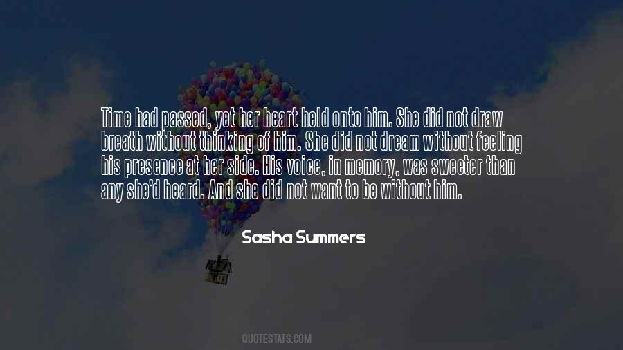 Sasha Summers Quotes #1682325