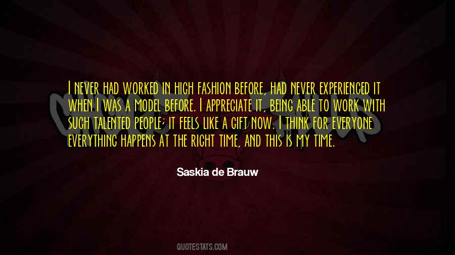 Saskia De Brauw Quotes #1797268