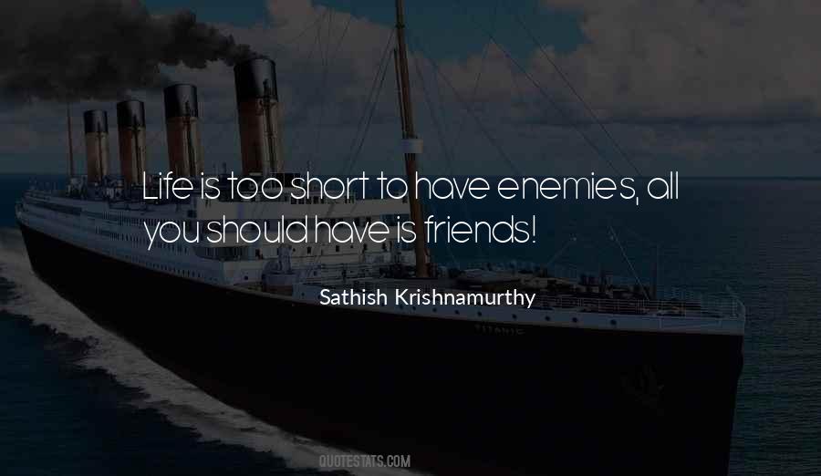 Sathish Krishnamurthy Quotes #1474482