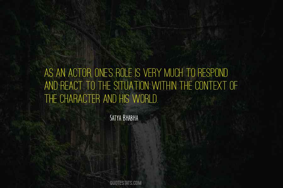 Satya Bhabha Quotes #1066421