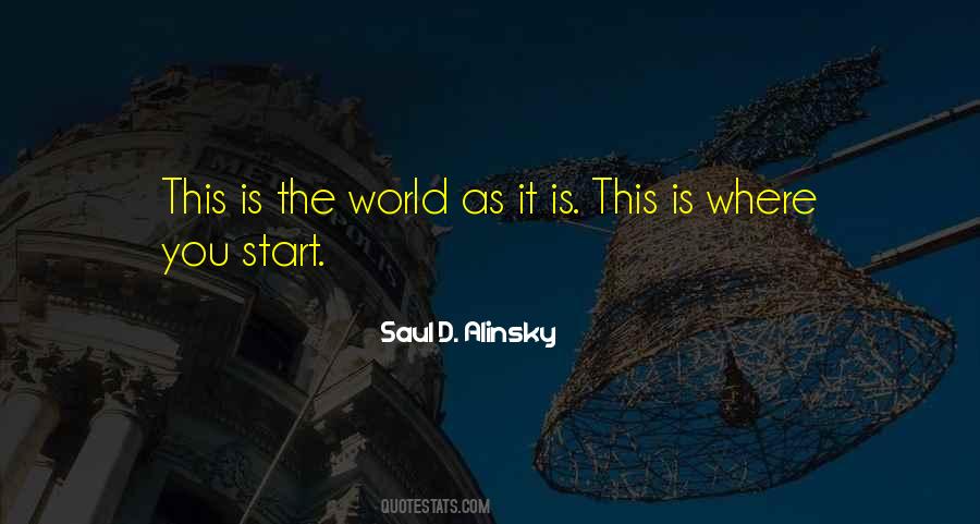 Saul D. Alinsky Quotes #1353987