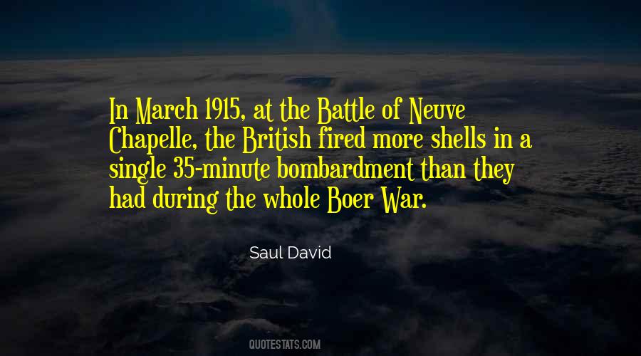 Saul David Quotes #1143076