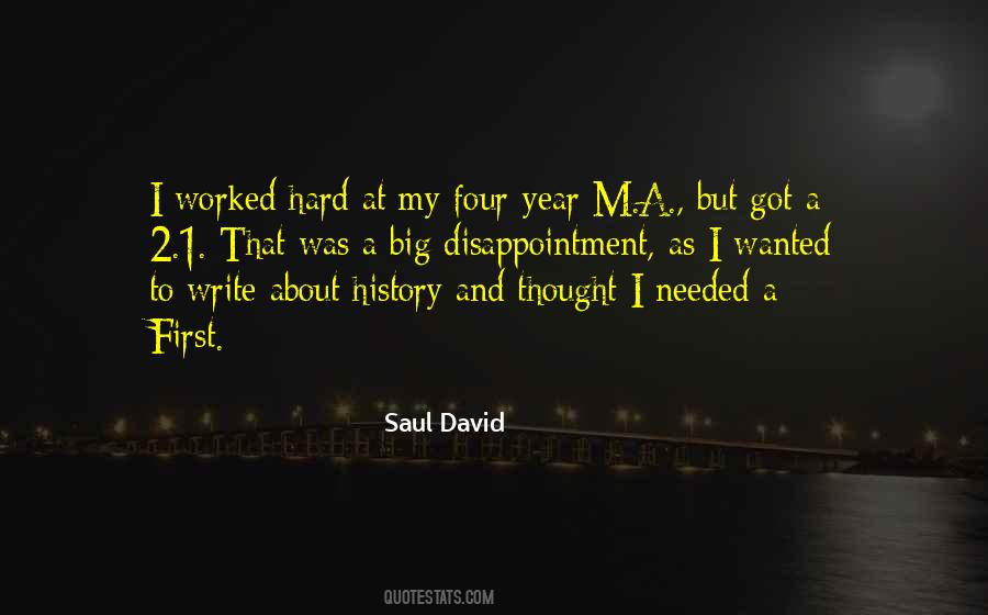 Saul David Quotes #230164