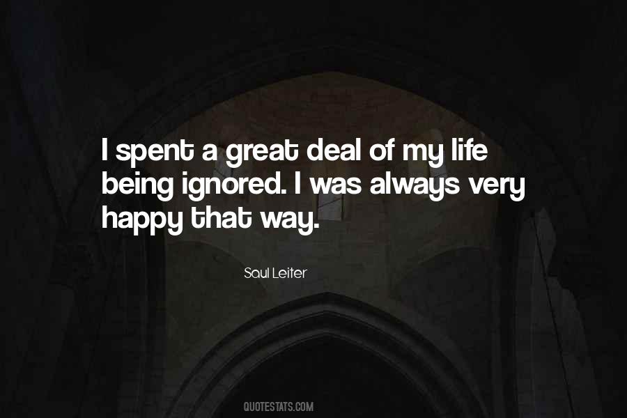Saul Leiter Quotes #1506375