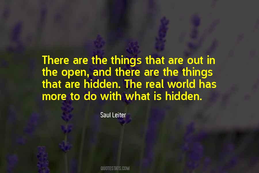 Saul Leiter Quotes #496288