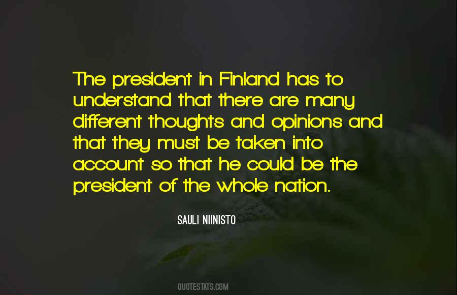 Sauli Niinisto Quotes #1863452