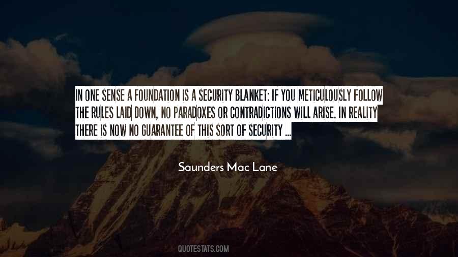 Saunders Mac Lane Quotes #1248864