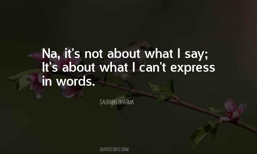 Saurabh Sharma Quotes #381367
