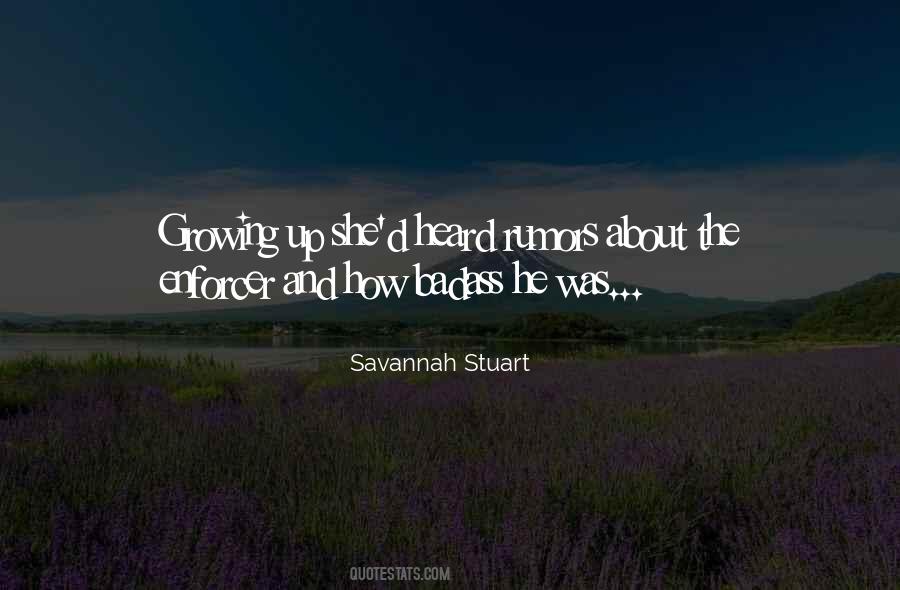 Savannah Stuart Quotes #1477383