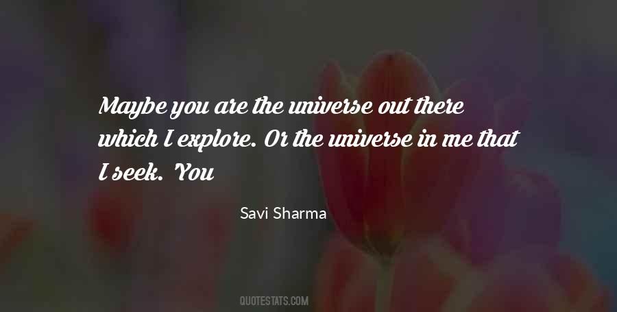 Savi Sharma Quotes #788091