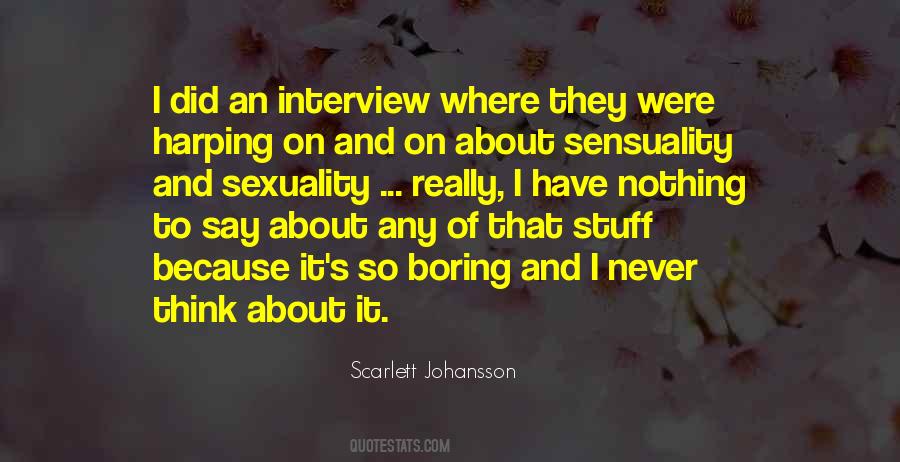 Scarlett Johansson Quotes #126983