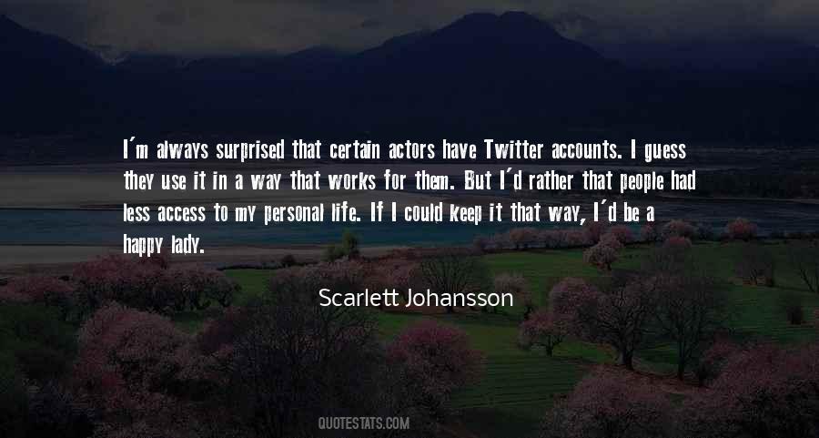 Scarlett Johansson Quotes #198250