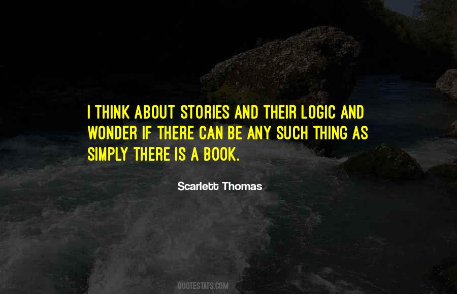 Scarlett Thomas Quotes #268689