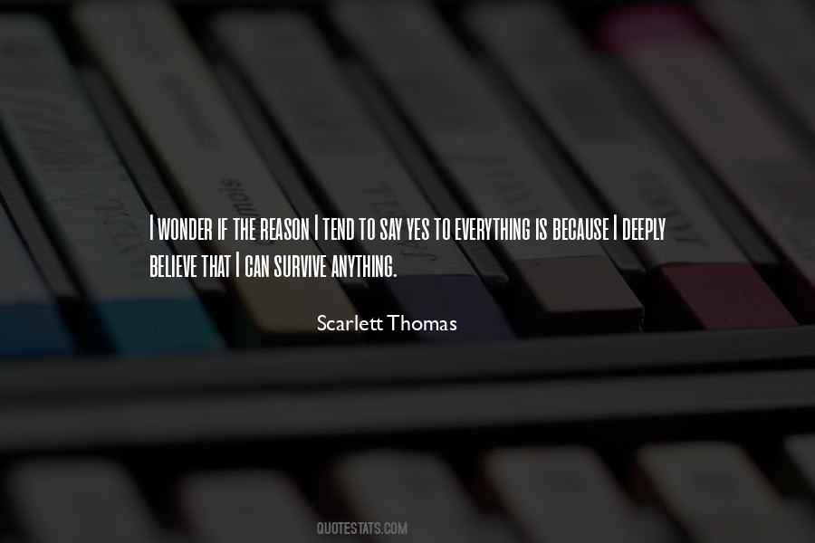 Scarlett Thomas Quotes #639720