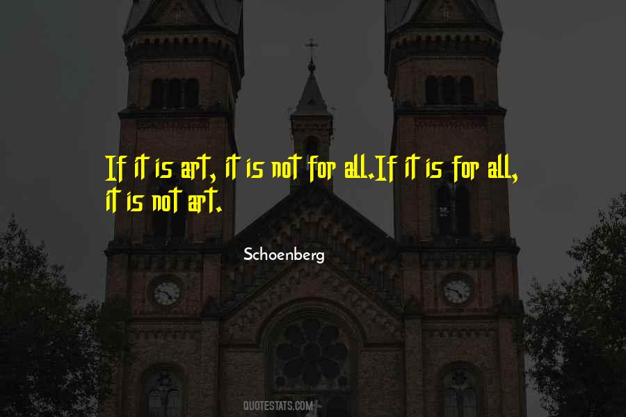 Schoenberg Quotes #1637845